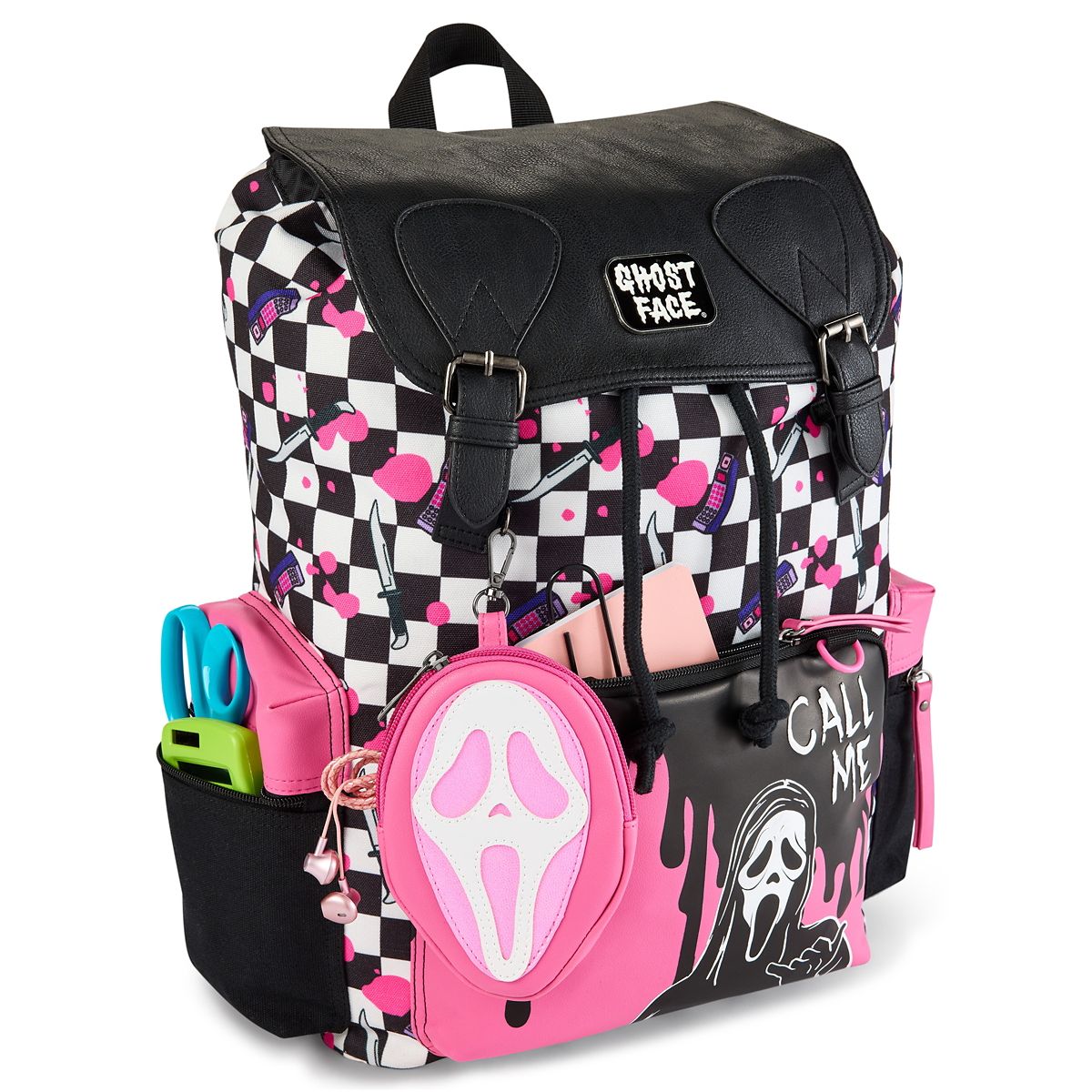 Ghost Face Call Me Rucksack Backpack MULTI-COLOR