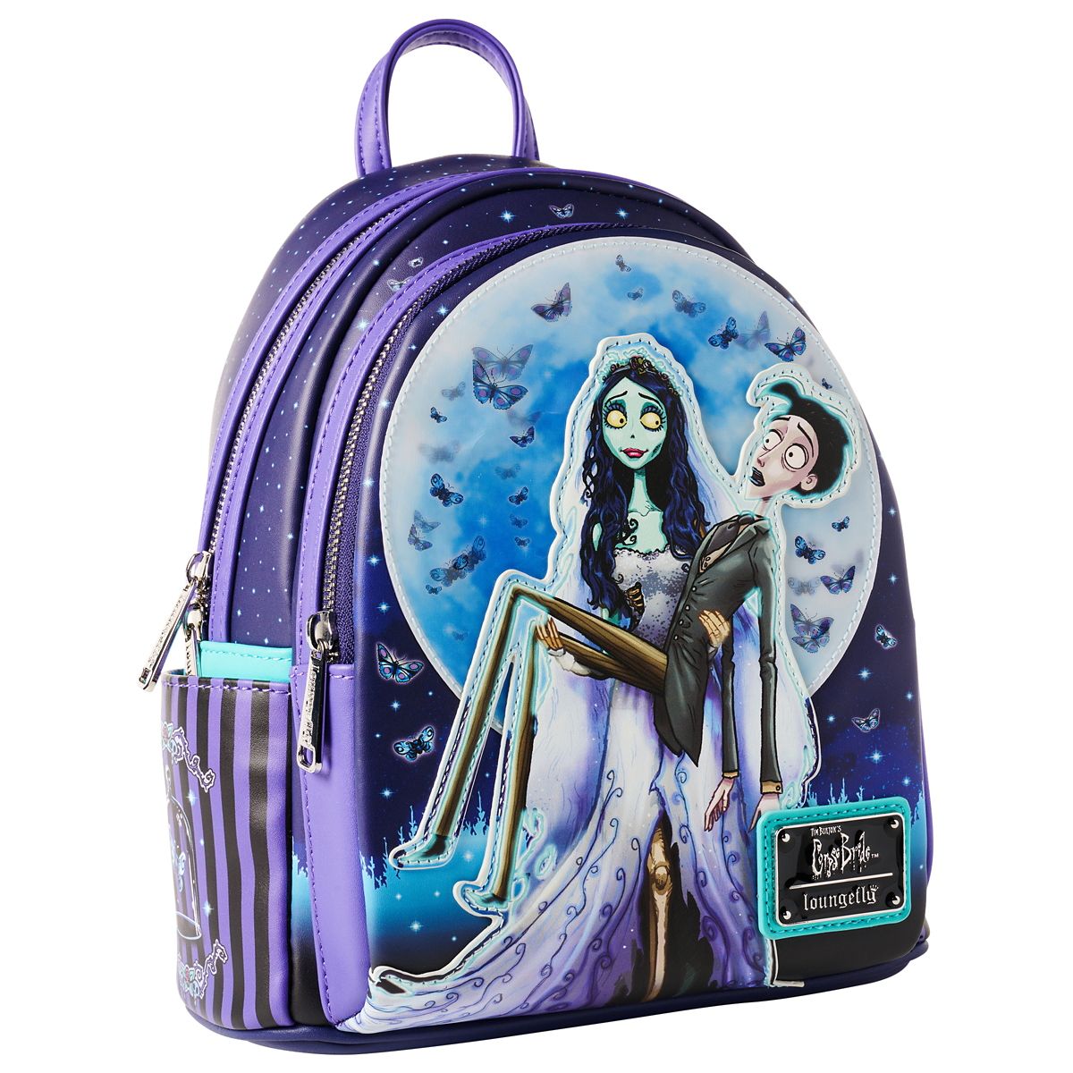 Loungefly Corpse Bride Lenticular Mini Backpack BLACK/GRAY