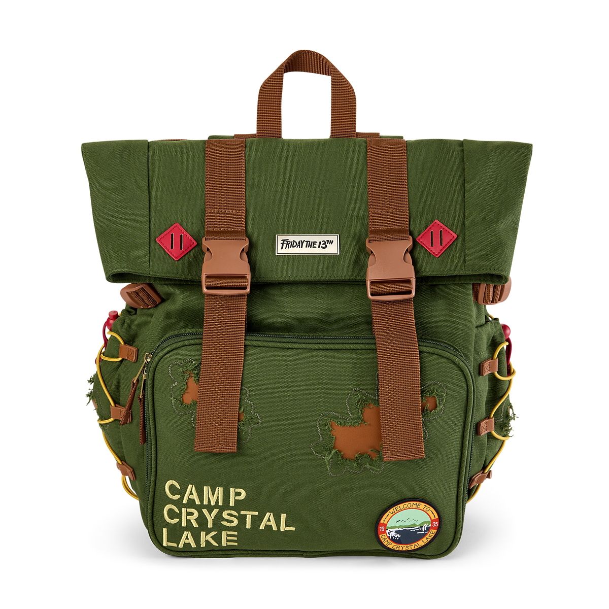 Friday the 13th Camp Crystal Lake Rucksack Backpack MULTI-COLOR