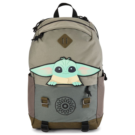 The Mandalorian and Grogu Hooded Backpack MULTI-COLOR