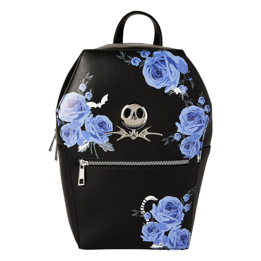 Jack Skellington Coffin Mini Backpack - The Nightmare Before Christmas BLACK