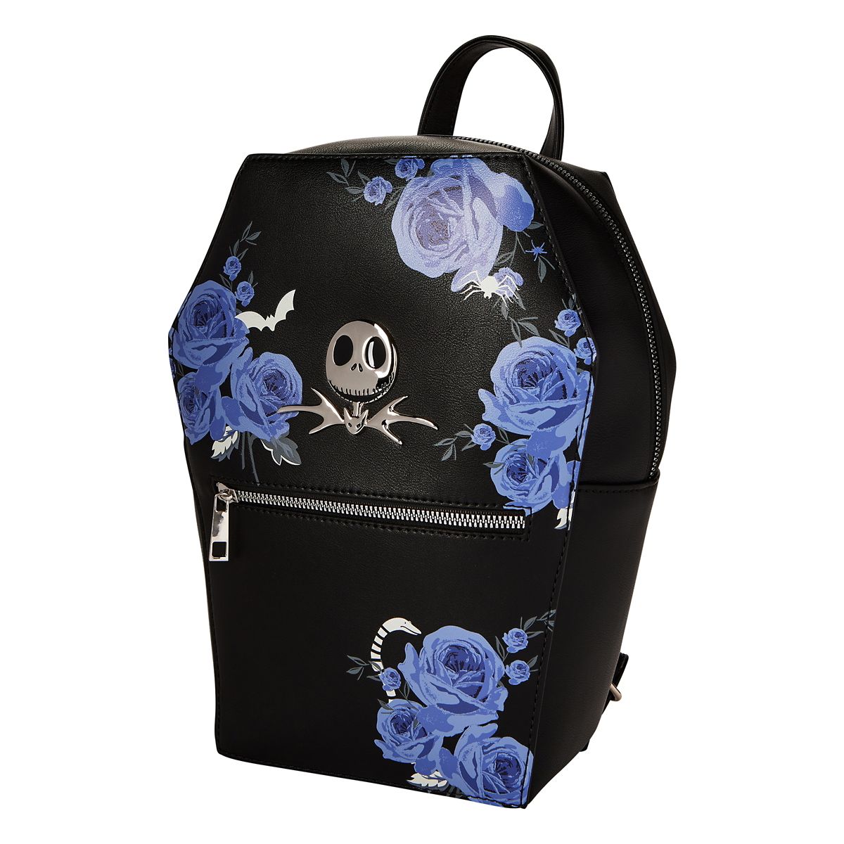 Jack Skellington Coffin Mini Backpack - The Nightmare Before Christmas BLACK