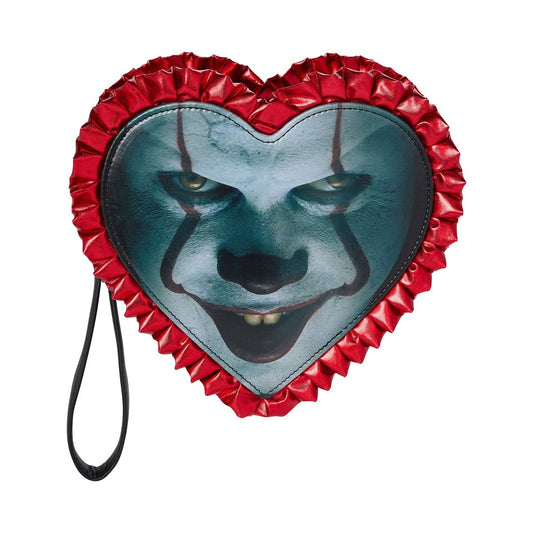 Pennywise Heart Wristlet - It BLACK AND RED