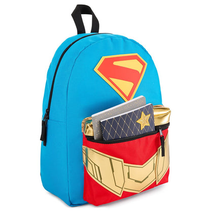 Flip Pak Supergirl Reversible Backpack - DC Comics BLUE