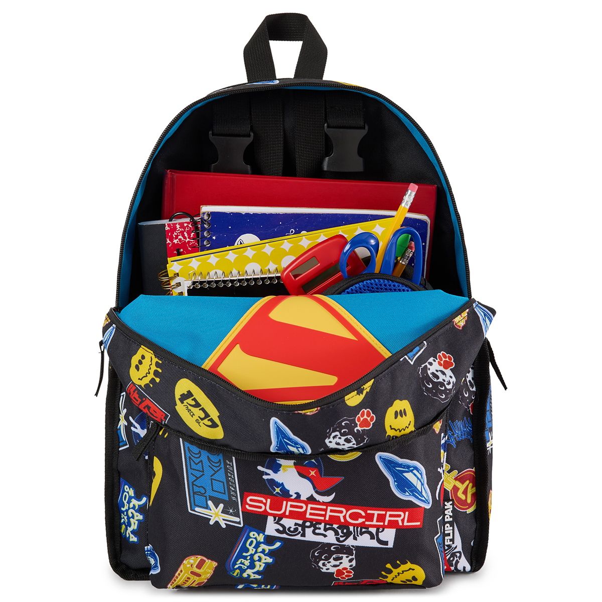 Flip Pak Supergirl Reversible Backpack - DC Comics BLUE