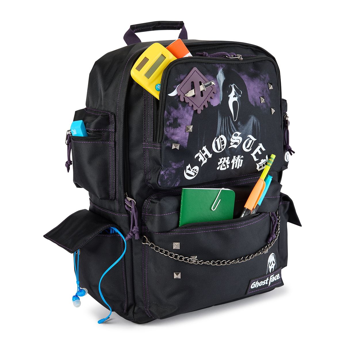 Ghost Face Ghosted Built-Up Backpack BLACK