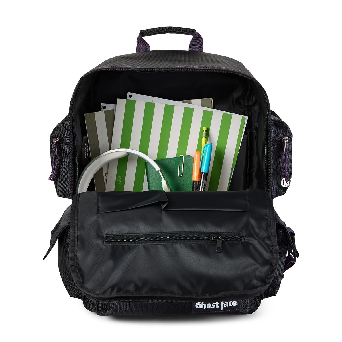 Ghost Face Ghosted Built-Up Backpack BLACK