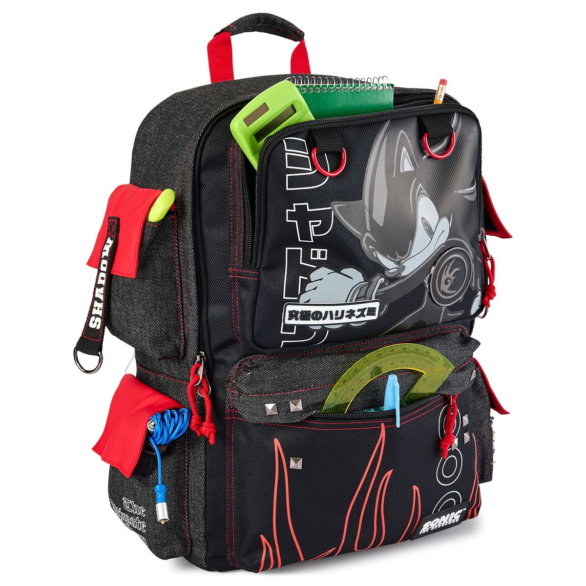 Shadow the Hedgehog Built-Up Backpack - Sonic the Hedgehog MULTI-COLOR