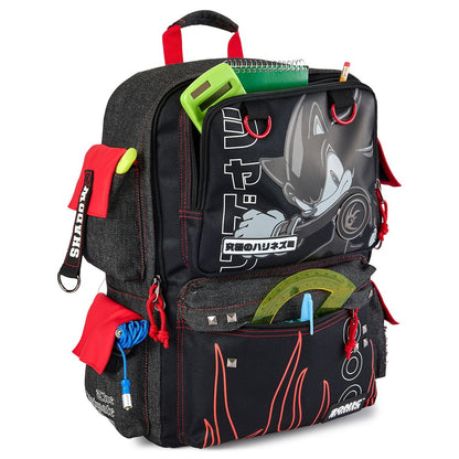 Shadow the Hedgehog Built-Up Backpack - Sonic the Hedgehog MULTI-COLOR