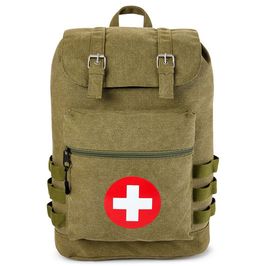 Vintage Army Medic Backpack GREEN