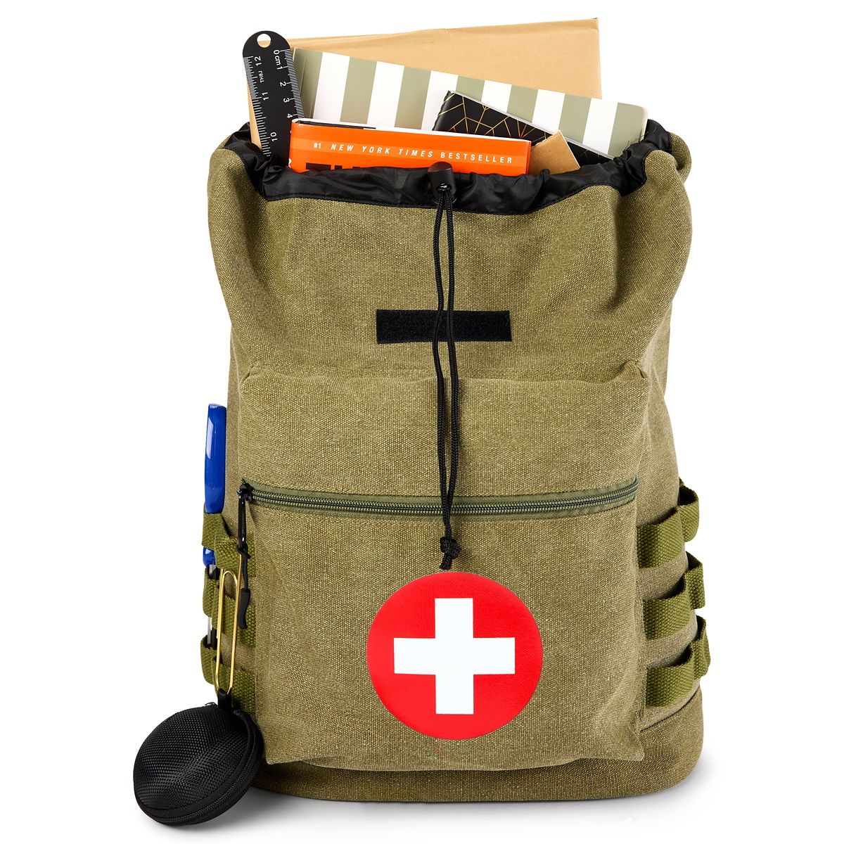 Vintage Army Medic Backpack GREEN