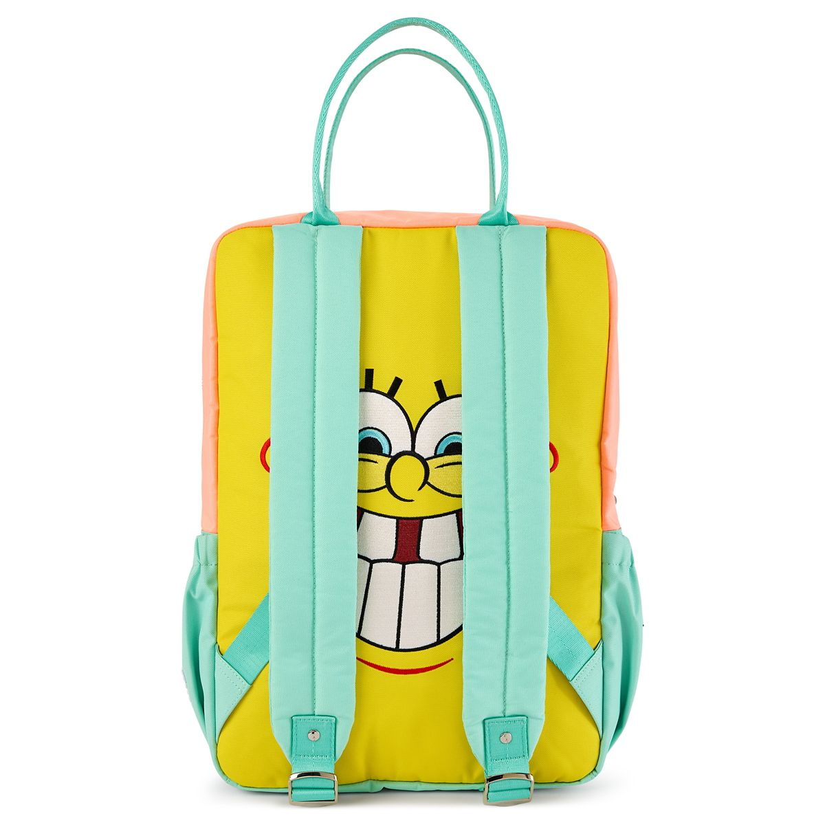 SpongeBob SquarePants x Whatever! Makes You Happy Faces Backpack YELLOW/PINK