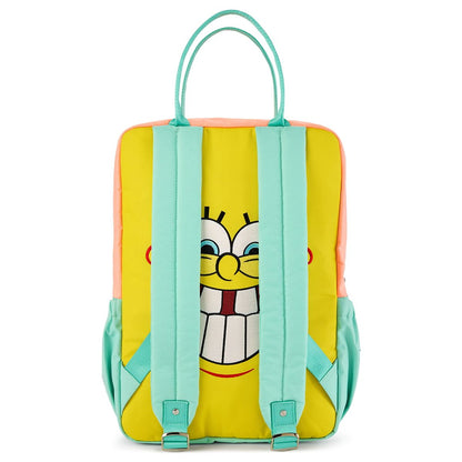 SpongeBob SquarePants x Whatever! Makes You Happy Faces Backpack YELLOW/PINK