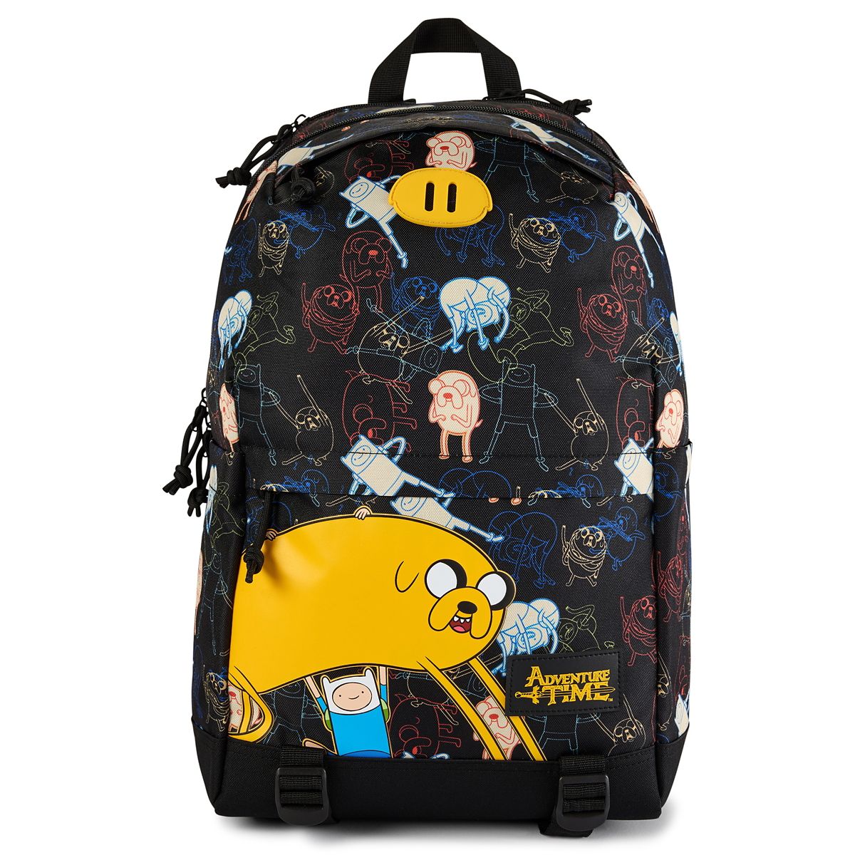 Adventure Time Jake the Dog Hooded Backpack MULTI-COLOR