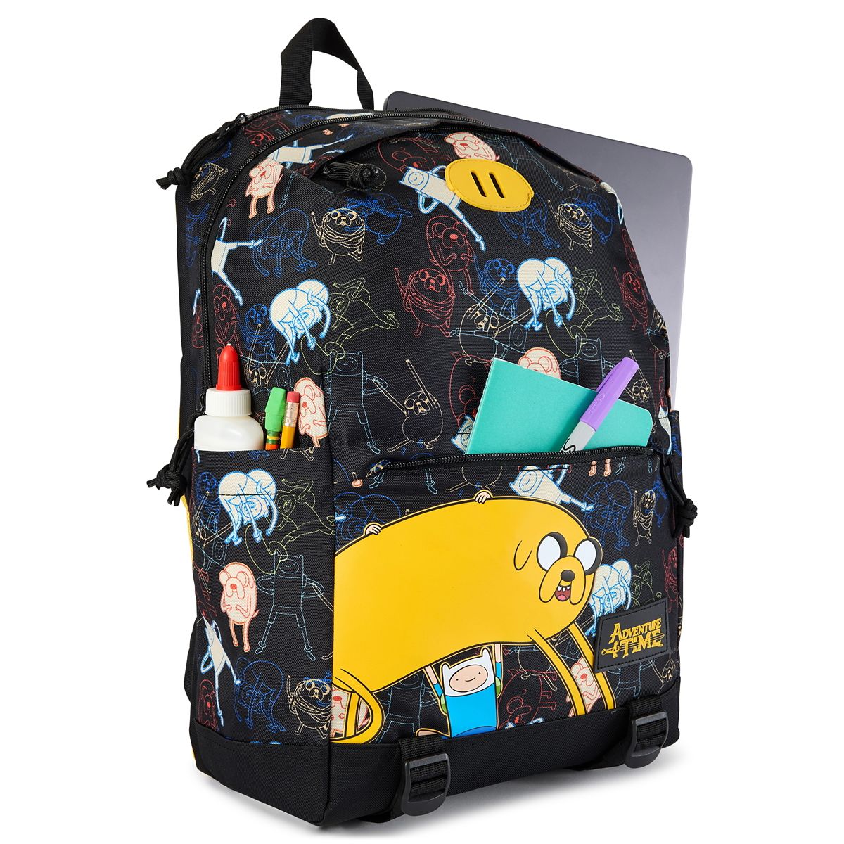 Adventure Time Jake the Dog Hooded Backpack MULTI-COLOR