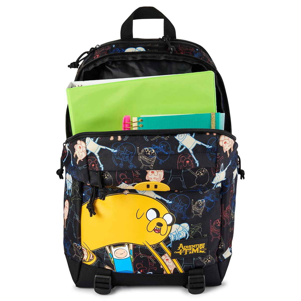 Adventure Time Jake the Dog Hooded Backpack MULTI-COLOR
