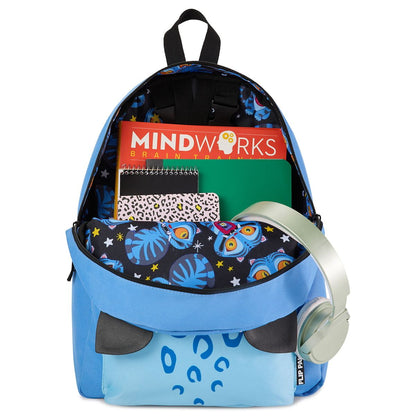 Flip Pak KPop Demon Hunters Derpy Reversible Backpack BLUE