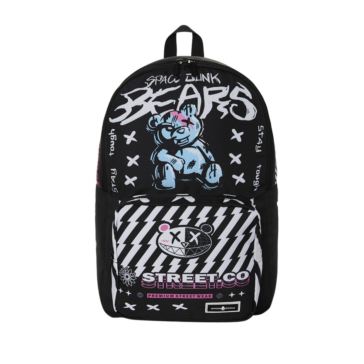 Space Junk Stay Tough Bear Backpack MULTI-COLOR