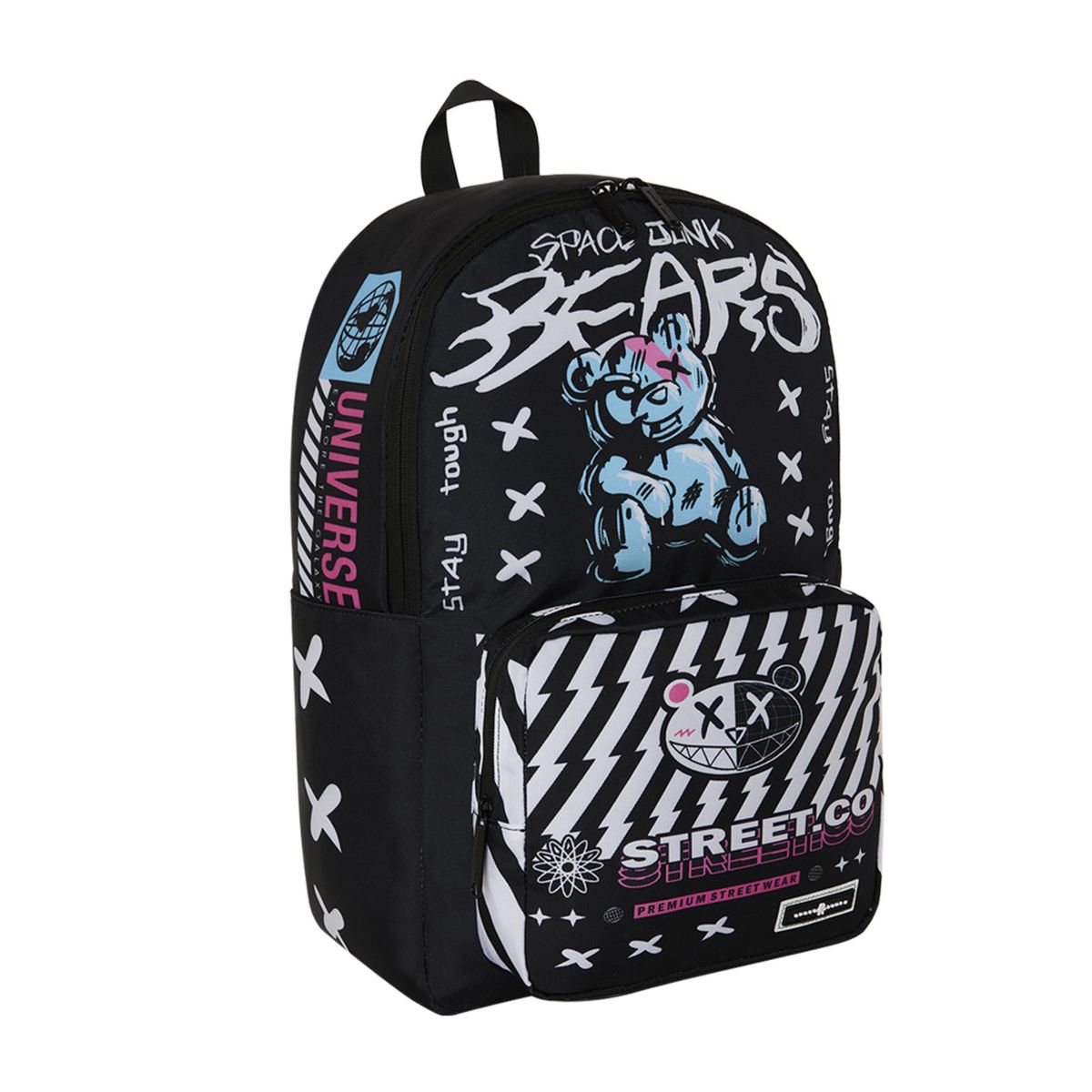 Space Junk Stay Tough Bear Backpack MULTI-COLOR