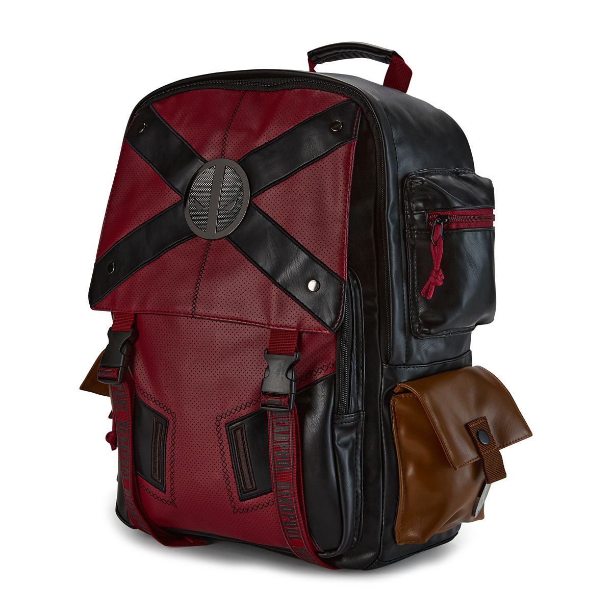 Deadpool Built-Up Backpack BLACK AND RED