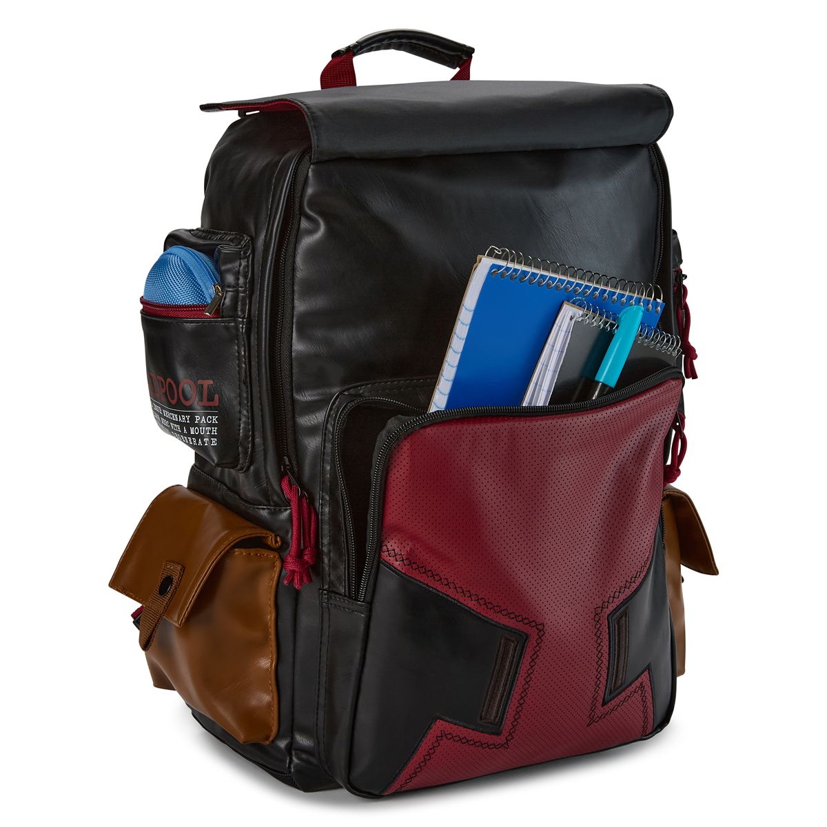 Deadpool Built-Up Backpack BLACK AND RED