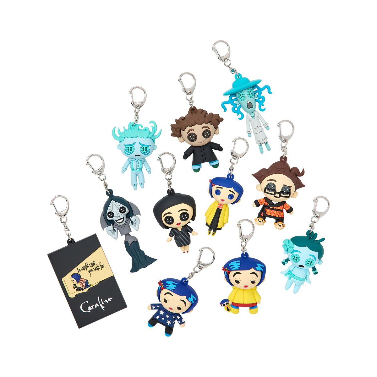 Coraline Blind Pack Figural Bag Clip - Series 2 MULTI-COLOR
