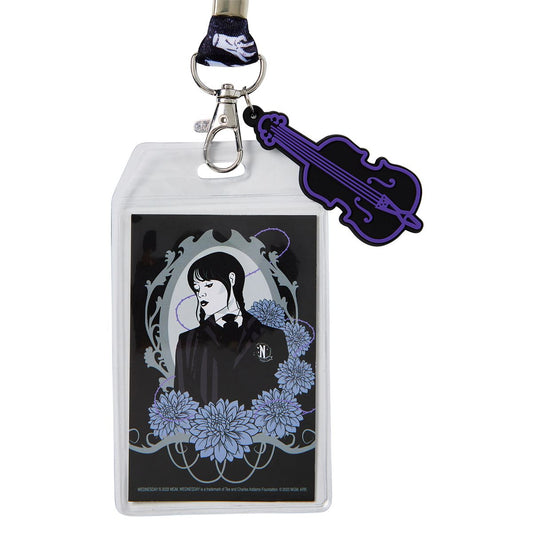Wednesday Addams Lanyard - The Addams Family BLACK / MULTI
