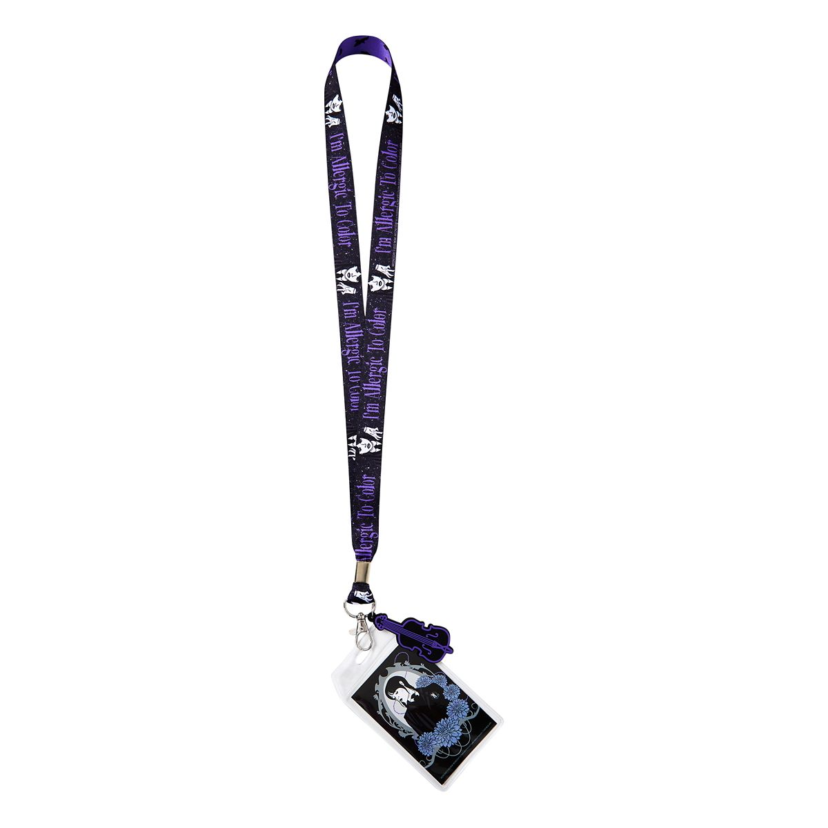 Wednesday Addams Lanyard - The Addams Family BLACK / MULTI