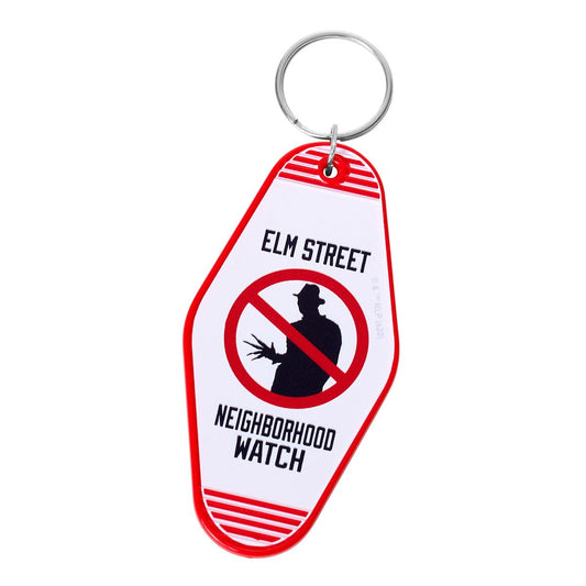Freddy Krueger Neighborhood Watch Keychain - A Nightmare on Elm Street MULTI-COLOR