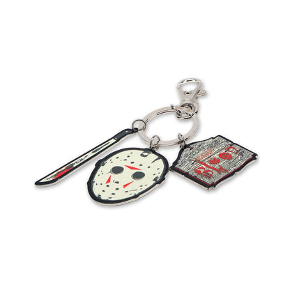 Jason Voorhees Mask Charm Keychain - Friday the 13th MULTI-COLOR