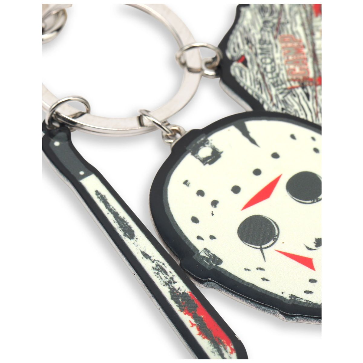 Jason Voorhees Mask Charm Keychain - Friday the 13th MULTI-COLOR