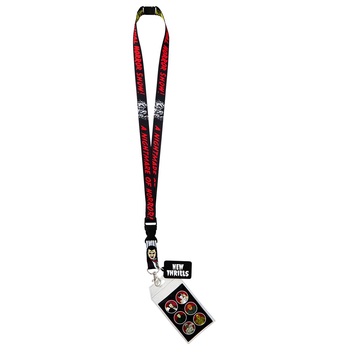 Universal Monsters Characters Lanyard MULTI-COLOR