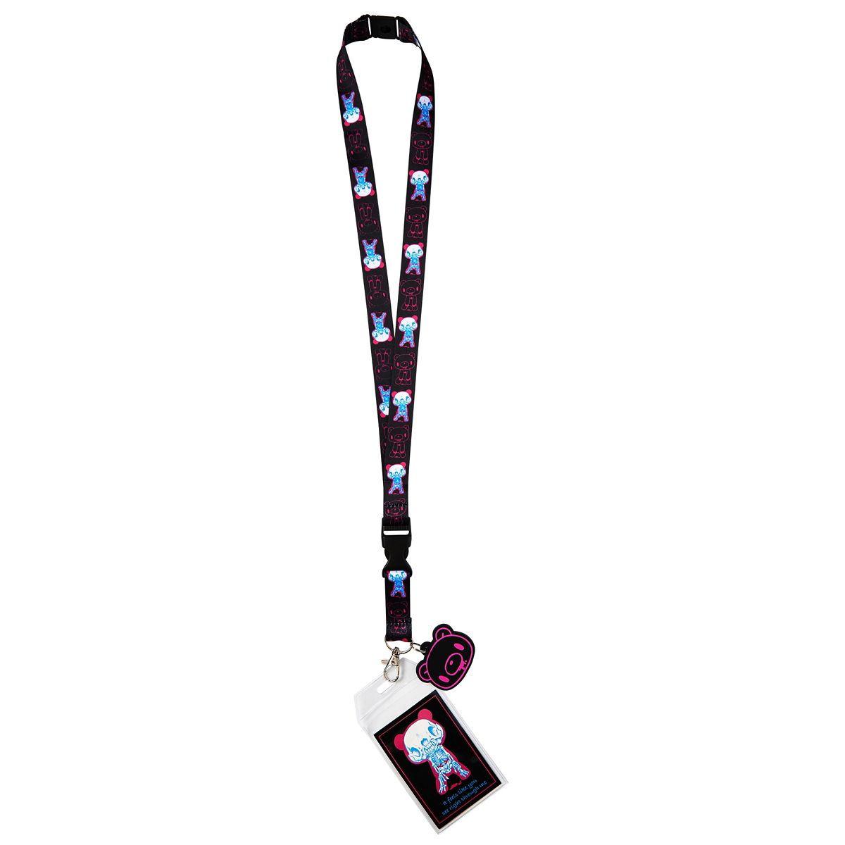 Gloomy Bear Lanyard- Gloomy The Naughty Grizzly MULTI-COLOR