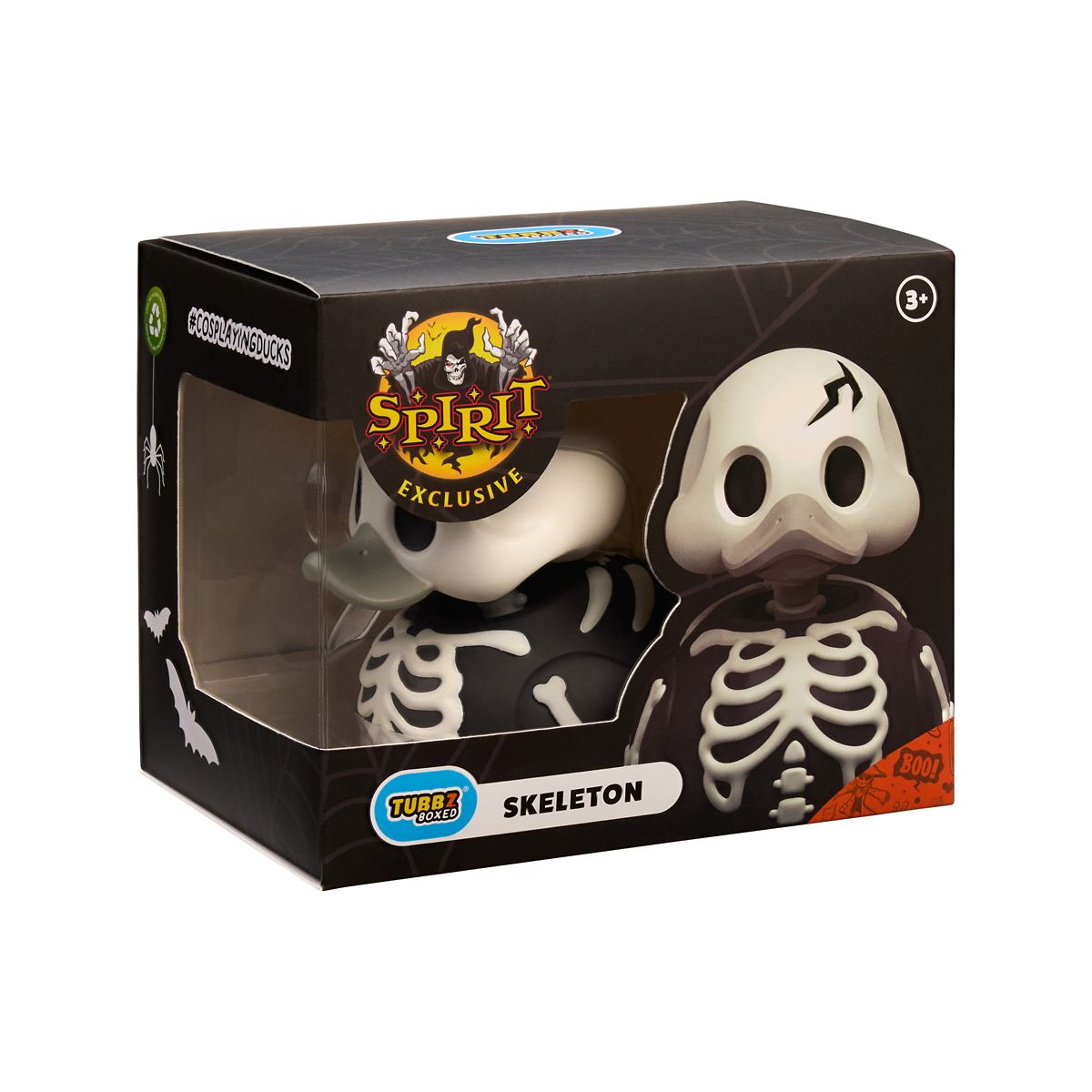 TUBBZ Glow in the Dark Skeleton Rubber Duck MULTI-COLOR