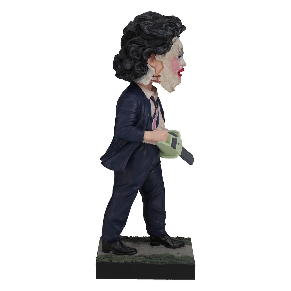 Leatherface Pretty Woman Mask Bobblehead Statue - The Texas Chainsaw Massacre MULTI-COLOR