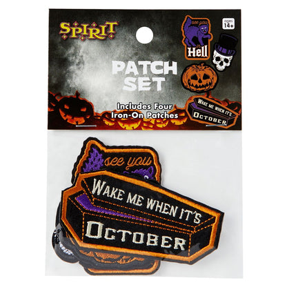 Halloween Patch Set - 4 Pack MULTI-COLOR