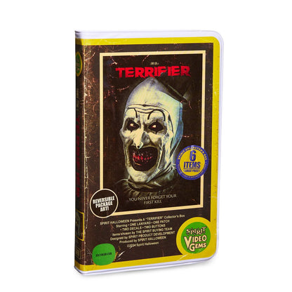 Terrifier Video Collector Box RED/WHITE/BLACK