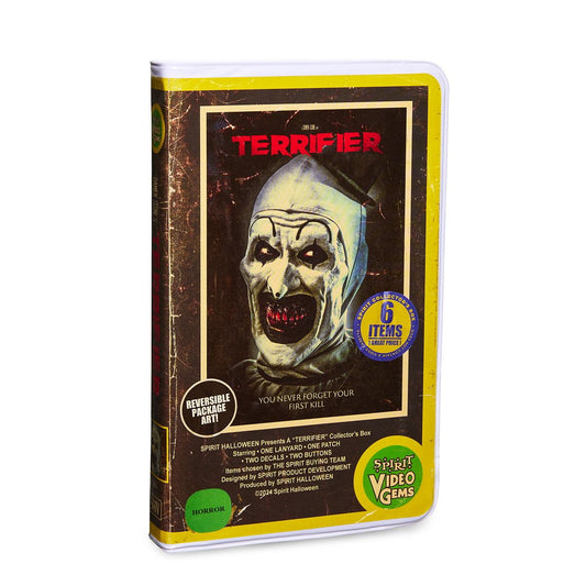 Terrifier Video Collector Box RED/WHITE/BLACK