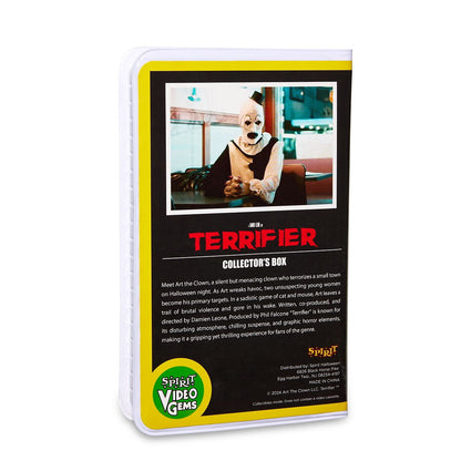 Terrifier Video Collector Box RED/WHITE/BLACK