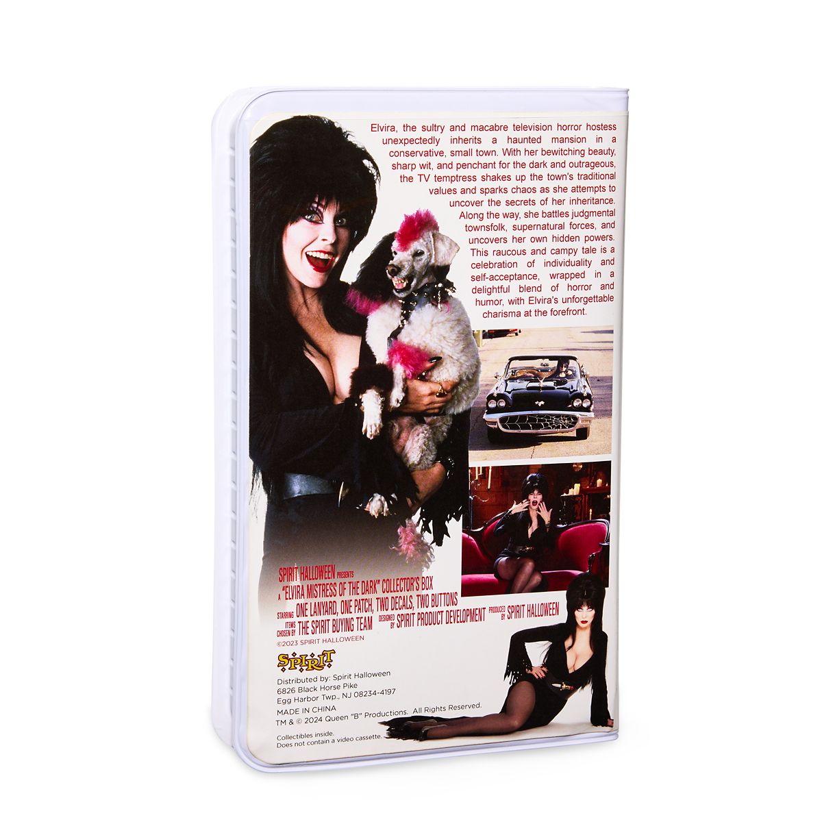 Elvira Video Collector Box BLACK AND WHITE