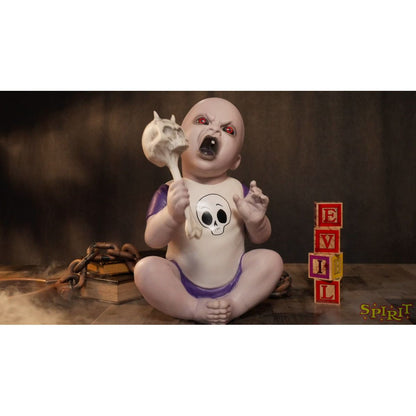Clobberin' Claude Zombie Babies ® Animated Prop MULTI-COLOR