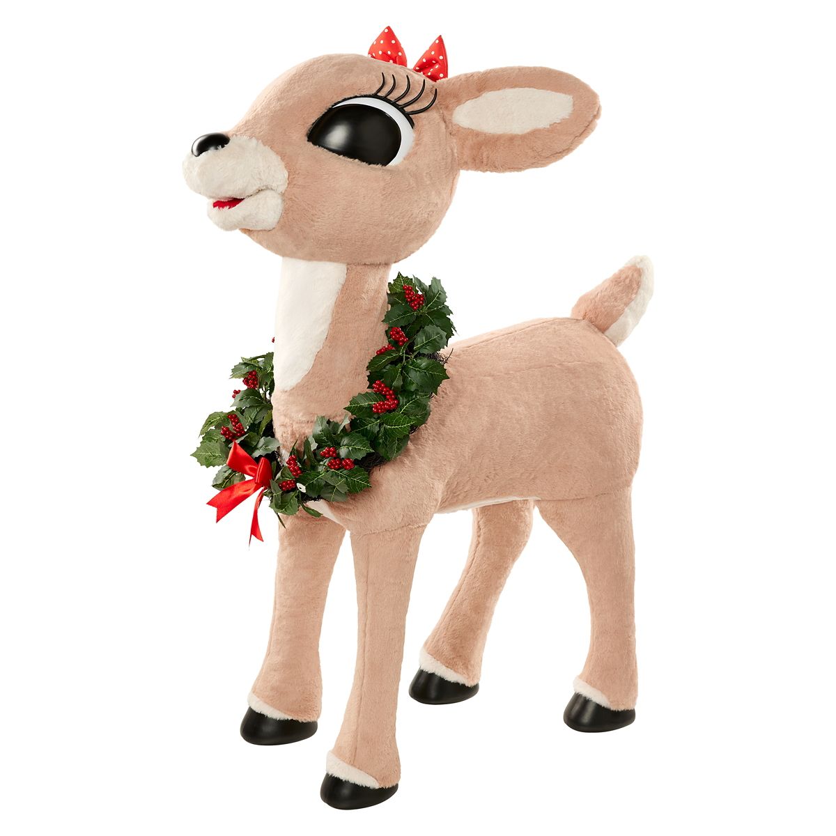 4 Ft Clarice Animatronic - Rudolph the Red-Nosed Reindeer BROWN