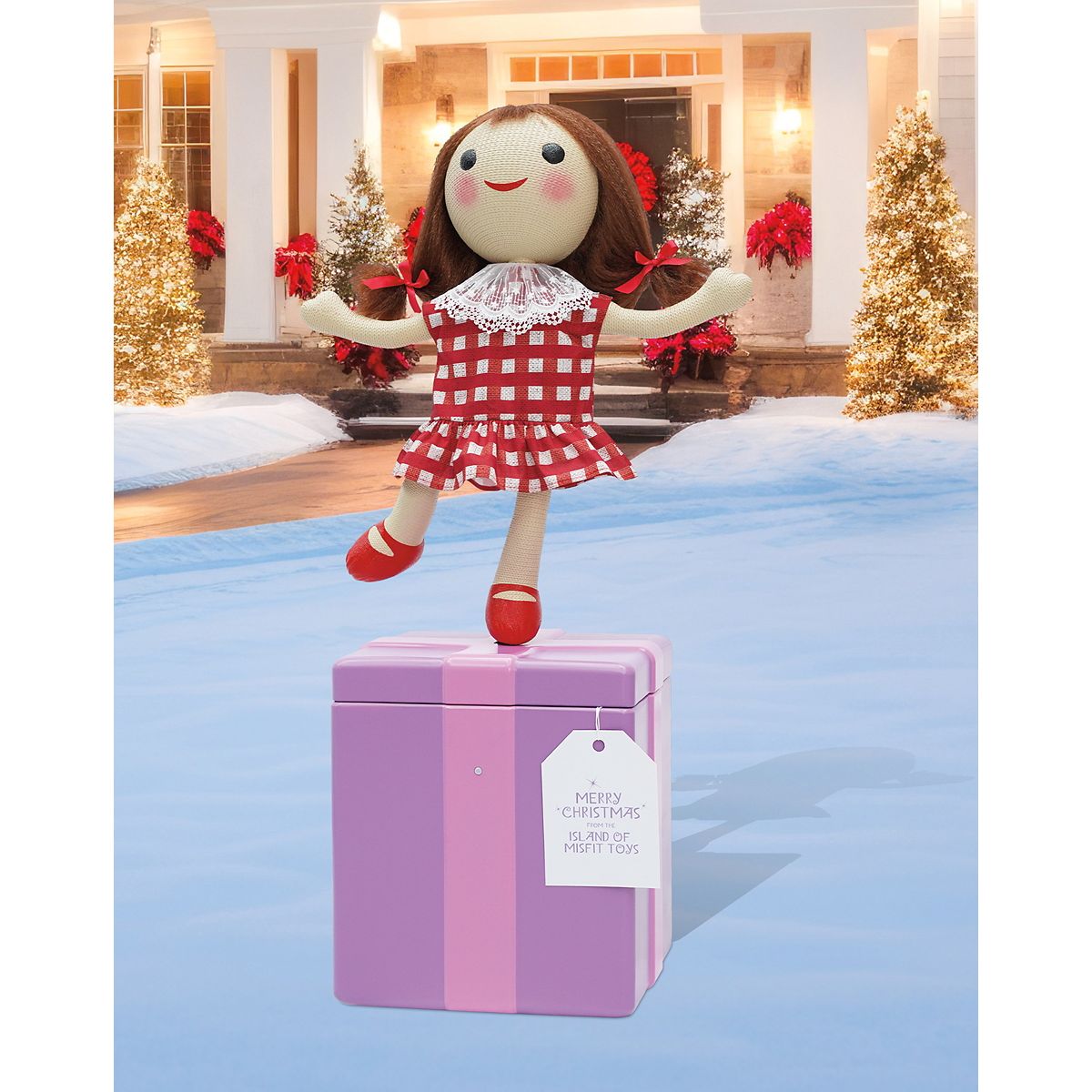 4 Ft 6 In Misfit Doll Animatronic - Rudolph the Red-Nosed Reindeer MULTI-COLOR