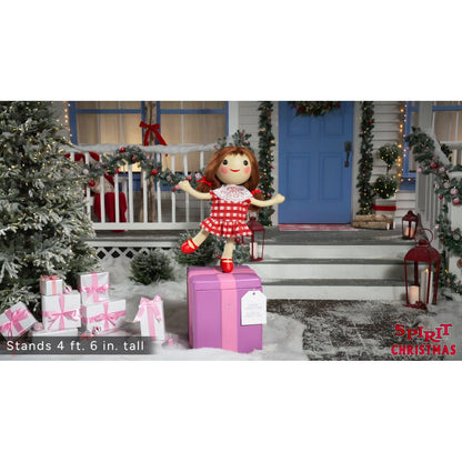 4 Ft 6 In Misfit Doll Animatronic - Rudolph the Red-Nosed Reindeer MULTI-COLOR