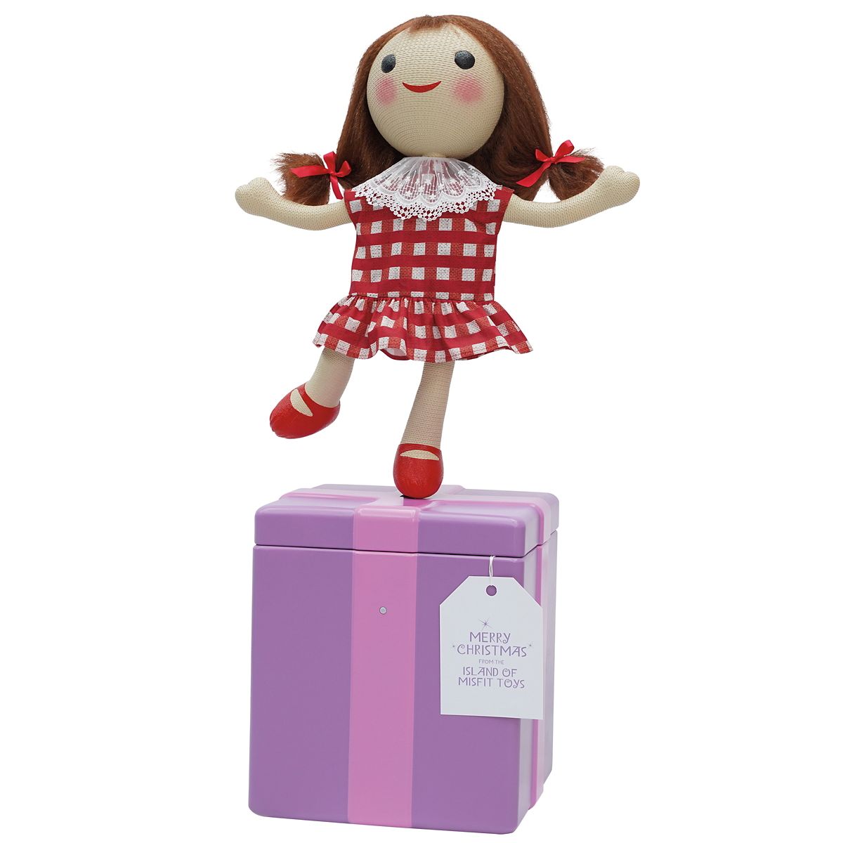 4 Ft 6 In Misfit Doll Animatronic - Rudolph the Red-Nosed Reindeer MULTI-COLOR