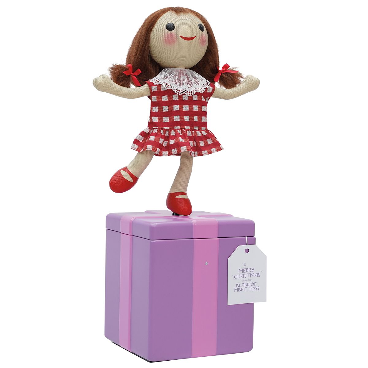 4 Ft 6 In Misfit Doll Animatronic - Rudolph the Red-Nosed Reindeer MULTI-COLOR