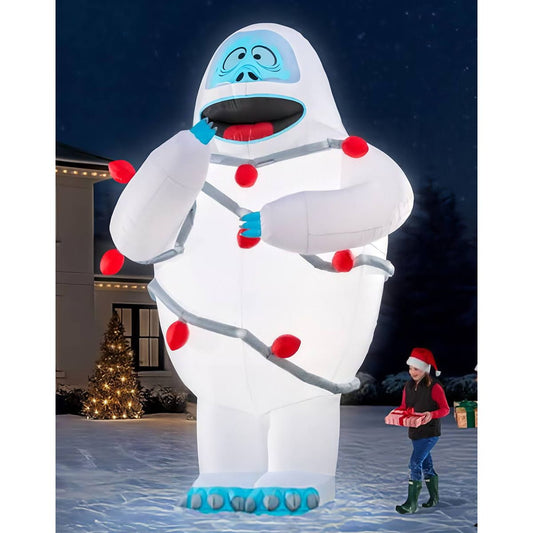 15 Ft Light-Up Bumble String Lights Inflatable Decoration - Rudolph the Red-Nosed Reindeer