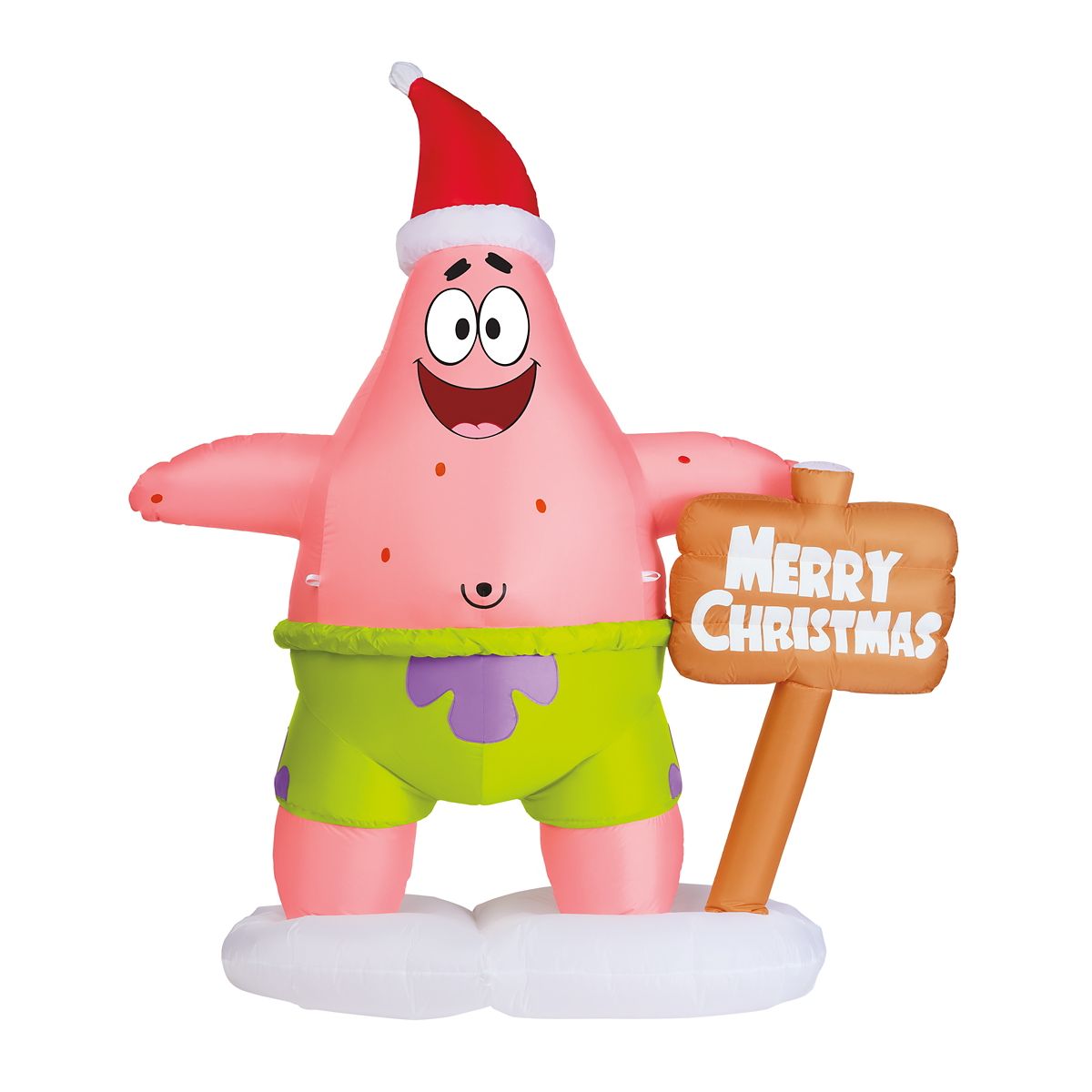 6 Ft Light-Up Patrick Star Christmas Inflatable Decoration - SpongeBob SquarePants MULTI-COLOR