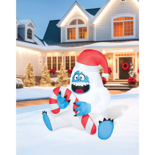 3 Ft Bumble Inflatable Decoration - Rudolph the Red-Nosed Reindeer MULTI-COLOR