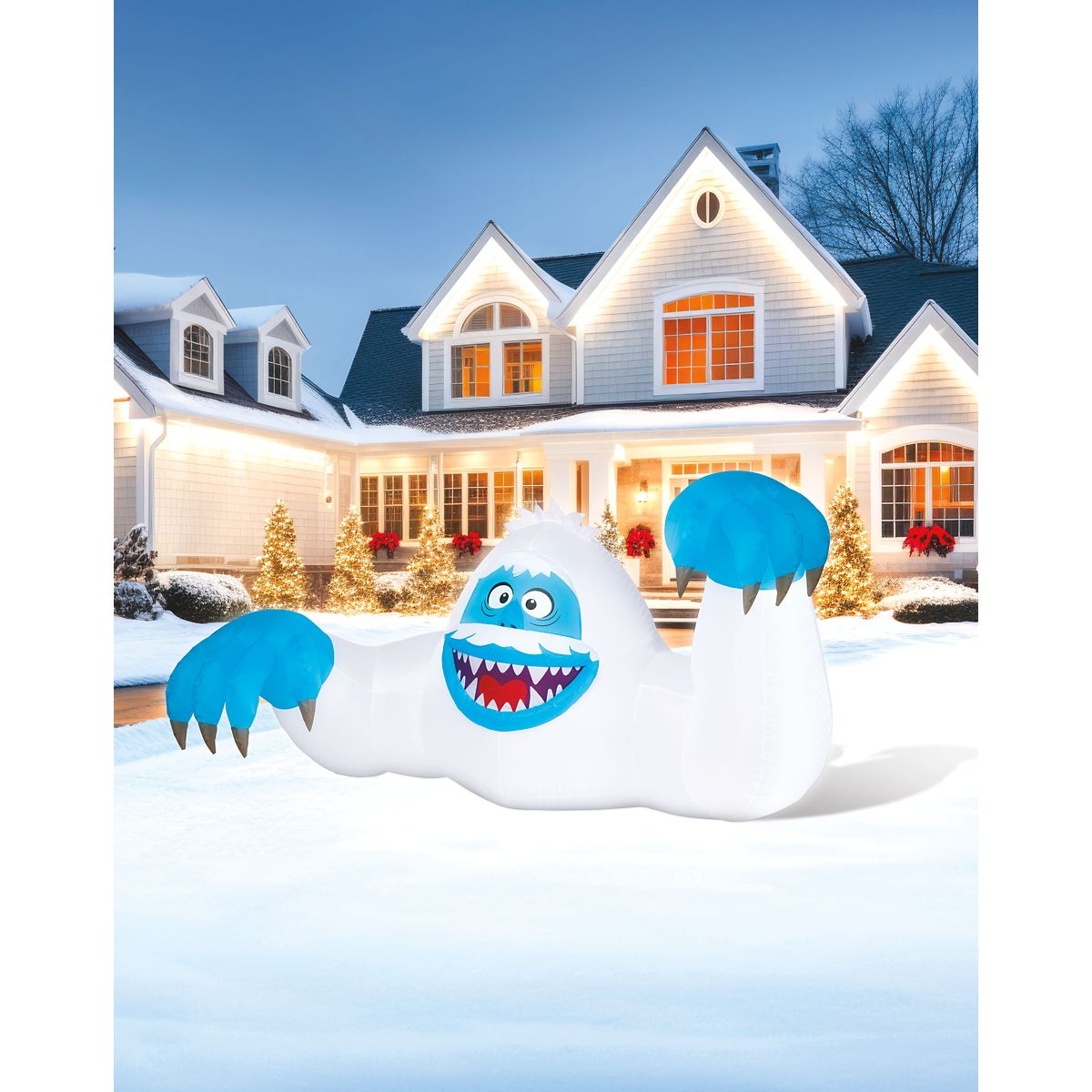 15 Ft Light-Up Bumble Inflatable Decoration - Rudolph the Red-Nosed Reindeer MULTI-COLOR